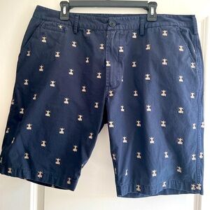 Barbour embroidered chino shorts